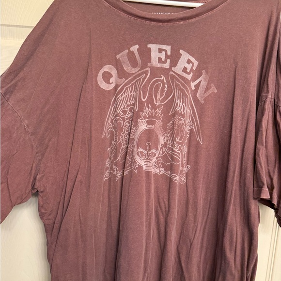 American Eagle Outfitters Cocoa Brown Tee - Picture 4 of 9
